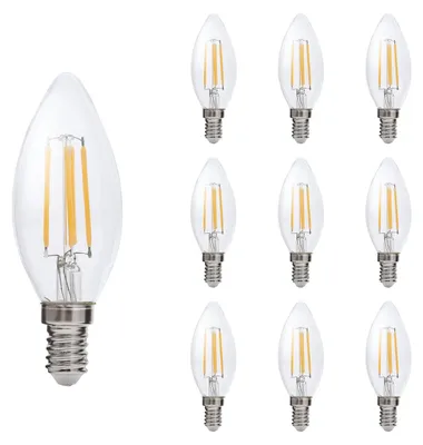 Produktbild von Kobi E14 LED-Lampe Röhre 4W 470lm 3000K warmweiß 10 Stück