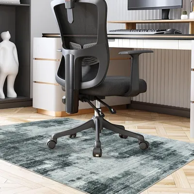 Productafbeelding van Bureau Stoelmat ter Bescherming van de Vloer - 90x120cm Donkergrijs