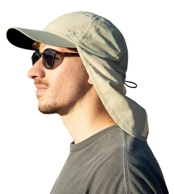Produktbild von Baseball Cap mit Nackenklappe wasserdicht UV-Schutz M-L Beige