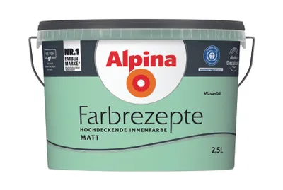Produktbild von Alpina Farbrezepte Wasserfall matt 2,5 Liter