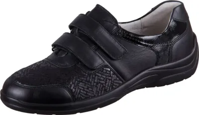 Produktbild von Waldläufer Hesna-Soft, Halbschuh, Memphis Perustretch Taipei, schwarz, Weite H 312H01-323-001 42