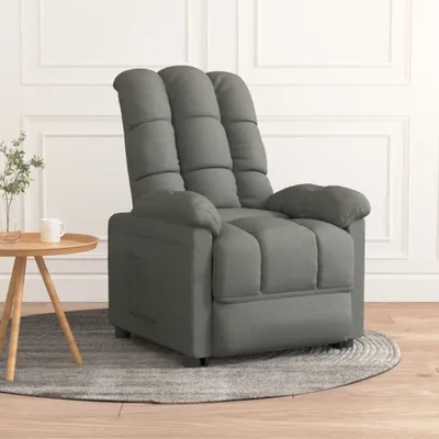 Produktbild von The Living Store Relaxsessel Dunkelgrau Stoff