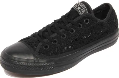 Immagine prodotto di H0810 sneaker donna CONVERSE woman ALL STAR perforated crochet shoe black