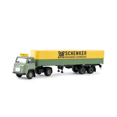 Produktbild von Brekina LKW Scania LB 76 Pritsche/Plane-Sattelzug Schen