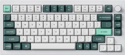 Produktbild von Keychron Q1 HE Kabellose Tastatur RGB Nebula Magnetschalter (Weiß) [Q1H-P1].