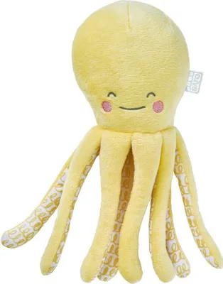 Produktbild von kuscheltier Oktopus Wild Colors junior Polyester gelb