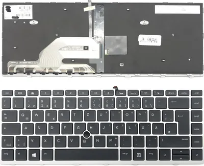 Produktbild von DEUTSCHE-Tastatur mit Trackpoint + Beleuchtung kompatibel für LENOVO IBM ThinkPad T430s