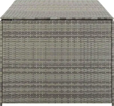 Produktbild von vidaXL Gartenbox Poly Rattan 180x90x70 cm Grau