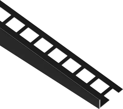 Obrázek produktu pro EX1/KP4 EXCELLENT spádová lišta ACARA, orientace pravá, nerez RAL9005 černá matná, 11 mm, 1,5 m