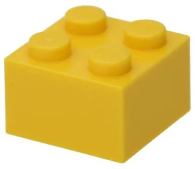 Produktbild von 10x LEGO Stein 2 x 2 (3003) - Gelb