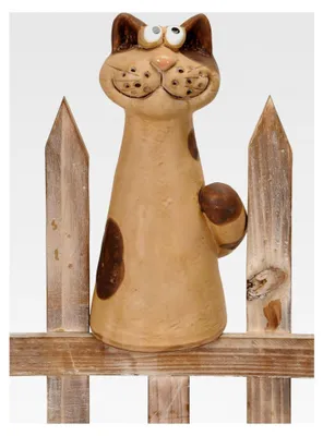 Produktbild von Zaunfigur Katze Zaundeko H=21,5 cm