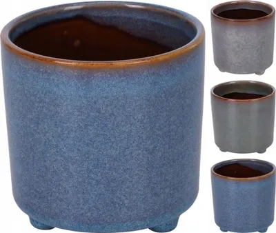 Obrázek produktu pro Keramický květináč s nožičkami 12x12cm BP2000060