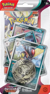 Zdjęcie produktu dla Pokemon Obsidian Flames: Kingambit Premium Checklane Blister