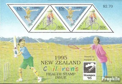 Produktbild von Briefmarken Neuseeland 1995 Mi Block49 (kompl.Ausg.) gestempelt Gesundheit Philatelie