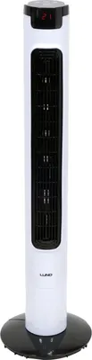 Produktbild von Bodenventilator 50W, Höhe 95,5cm, LED mit Fernbedienung