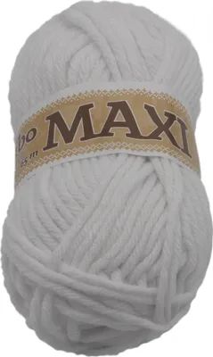 Obrázok produktu pre Priadza JUMBO MAXI - 100g / 65 m - Biela