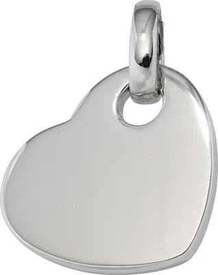 Produktbild von JOBO Anhänger Herz 925 Sterling Silber rhodiniert Herzanhänger