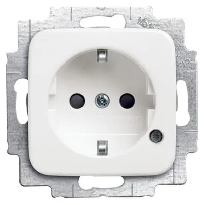 Obrázek produktu pro Busch-Jaeger 2013-0-5281, CEE 7/3, 2P+E, Bílá, 250 V, 16 A, 71 mm