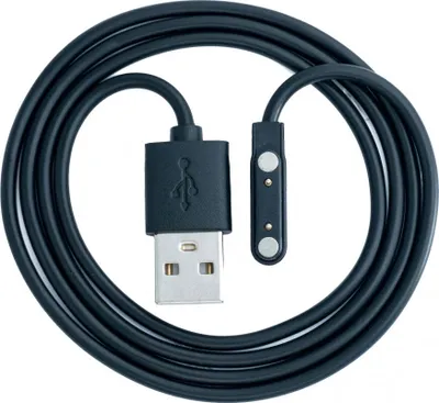 Produktbild von SYSTEM-S USB 2.0 Kabel in Schwarz Ladekabel für Huami Amazfit Ares Smartwatch