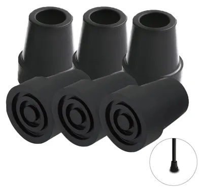 Produktbild von 6-teiliges Set aus Gummispitzen für Gehstöcke