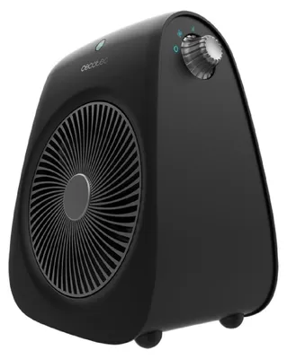 Obrázok produktu pre Cecotec Čierny elektrický ohrievač ReadyWarm Force. Teplovzdušný ventilátor 2000 W, nastaviteľný termostat