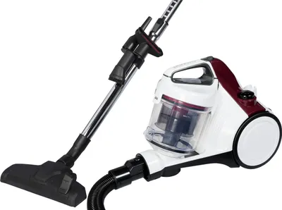 Produktbild von Exquisit BP 6302 wer Staubsauger | 700 Watt Leistung | 1,2 Liter Staubbehälter Volumen | beutellos | Weiß-Rot