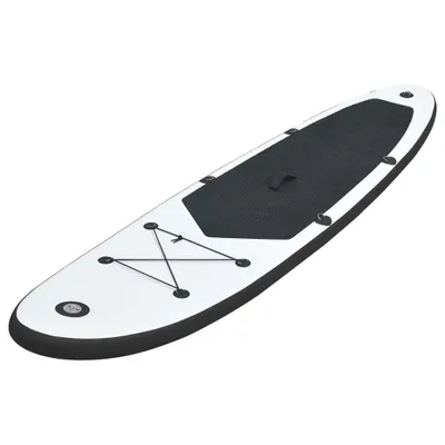 Produktbild von vidaXL Aufblasbares Stand Up Paddle Board Set Schwarz und Weiß
