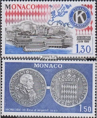 Produktbild von Briefmarken Monaco 1980 Mi 1426,1427 (kompl.Ausg.) gestempelt Kongreßzentrum