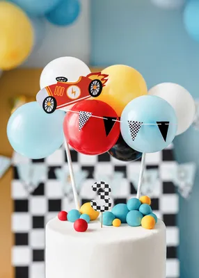 Image de Bougie d'anniversaire numéro 3 avec motif à carreaux 5,5cm noir / blanc