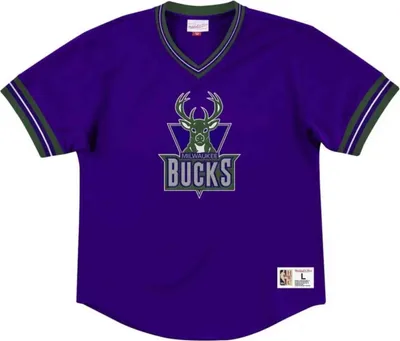 Zdjęcie produktu dla Koszulka Mitchell & Ness TMVN1036-MBUYYPPPPURP dla Męskie
