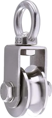 Obrázek produktu pro Páka 500 kg se 2 kolečky, hadice pro kabel, 48 mm nerezová ocel 304