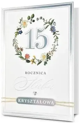 Imagen del producto de Tarjeta de felicitación por el 15º aniversario de boda, con sobre incluido