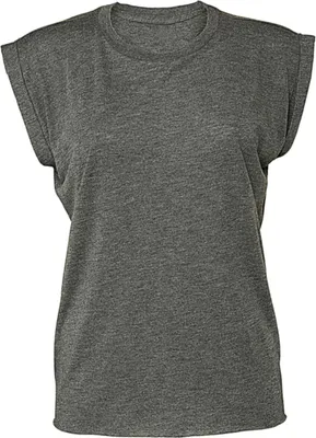 Produktbild von Bella WomenŽs Flowy Muscle Tee With Rolled Cuff