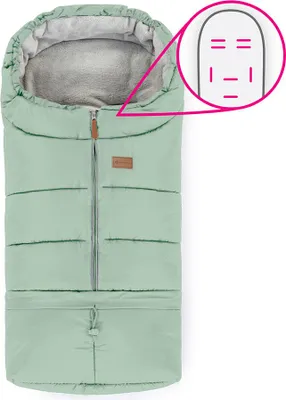 Produktbild von Wasserdichte, mitwachsende Kinderwagentasche gesteppt mit Gurtlöchern 48x110 cm Herbst/Winter