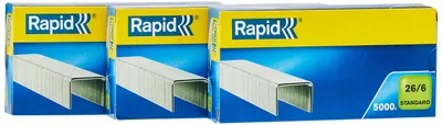 Immagine prodotto di Graffette in blister 3x5000 graffette 26/6 - Rapid
