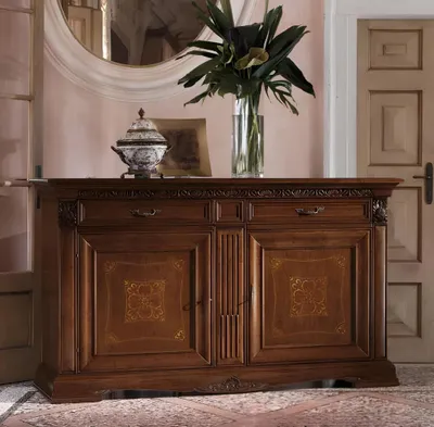 Produktbild von Hochwertige Klassisches Kommode Holzschrank Sideboard Kommodenschrank Hotel Neu