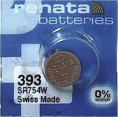 Obrázek produktu pro Renata 393 SR754W Hodinová Uzlová Baterie 1.55V