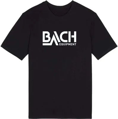 Produktbild von Bach Logo Kurzarm-t-shirt Schwarz S Mann Schwarz S