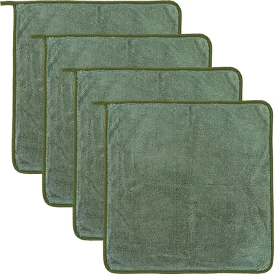 Produktbild von Erwin Müller Microfasertuch 4er-Pack jade 40x40 cm