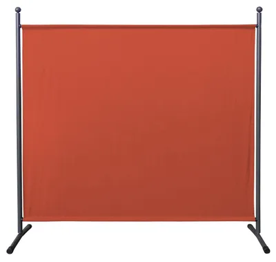 Produktbild von Paravent Outdoor Wetterfest 180 x 178 cm Rotorange | Raumteiler Stellwand Innen | Garten & Balkon Sichtschutz Blickdicht