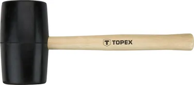 Image de Marteau en caoutchouc TOPEX 72 mm/900 g, manche en bois