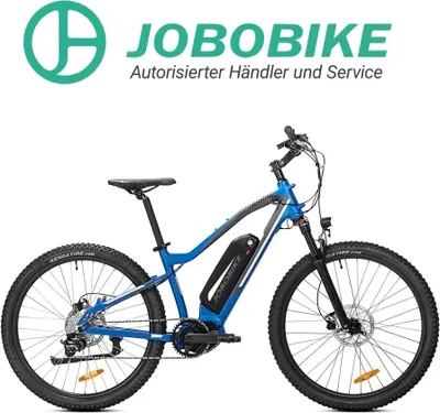 Produktbild von JOBOBIKE BRUNO Elektrisches MTB-Fahrrad Bafang M500 Zentralmotor 250W 36V 14A LG Blau