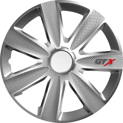 Produktbild von Z480691 Radkappen Radzierblenden SATZ (4Stück) 17 Zoll GTX carbon silber