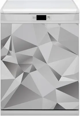 Produktbild von Magnete  Küche Magnetmatte Magnet für Spülmaschine Abwaschbar Nachbildung 60x80 cm  - Abstraktion grau