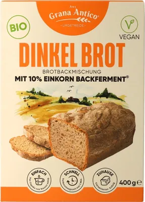 Produktbild von Grana Antico Dinkel-Backmischung, Brot -Backmischung, Dinkelbrot hell 400 g