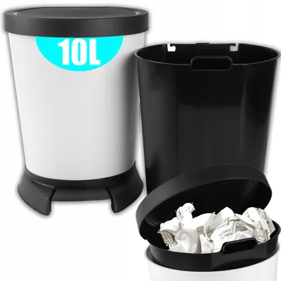 Produktbild von Abfalleimer 10 L mit Pedal und Inneneimer