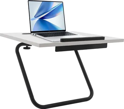 Zdjęcie produktu dla Stojak na laptopa z regulacją wysokości, składany, biały