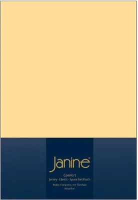 Produktbild von Janine Design Elastic-Jersey Spannbetttuch (für Box-Spring Betten) TOPPER 5001 Farbe vanille Größe 200x200 cm