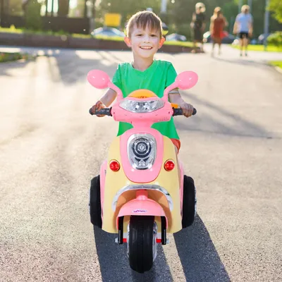 Produktbild von Homcom Kindermotorrad Kinderelektroauto Elektromotorrad Kinderfahrzeug mit Musik