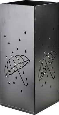 Zdjęcie produktu dla Stojak na parasol metalowy Cedric CEDRIC 20x20x48,5 cm, czarny, 1 sztuka